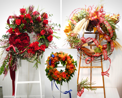 Wreathes and Crosses
